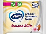 Туалетная бумага Zewa Almond milk влажная 42шт