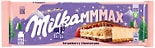 Шоколад Milka Strawberry Cheescake Молочный с клубникой печеньем со вкусом чизкейка 300г