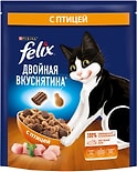 Сухой корм для кошек Felix Двойная Вкуснятина с птицей 200г