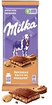 Шоколад Milka Молочный с пастой из миндаля и с дробленым карамелизованным соленым миндалем 85г