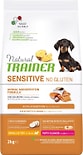 Сухой корм для щенков и юниоров Natural Trainer Sensitive No Gluten Puppy&Junior Mini без глютена для мелких пород с лососем 2кг