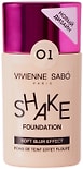 Тональный крем Vivienne Sabo Shakefoundation Soft blur Effect Тон 01 25мл