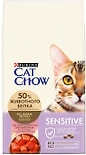 Сухой корм для кошек Cat Chow Sensitive Птица и лосось 7кг Сухой корм для кошек Cat Chow Sensitive Птица и лосось 7кг