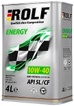 Масло моторное Rolf Energy 10W-40 API SL/CF 4л
