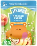 Каша Heinz Овсяная молочная с персиком с Омега 3 200г