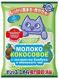 Наполнитель для кошачьего туалета Japan Premium Pet Молоко кокосовое растительный 6л