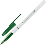 Ручка шариковая Brauberg Офисная зеленая 0.5мм