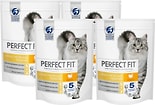 Cухой корм для кошек Perfect Fit полнорационный для чувствительного пищеварения с индейкой 190г