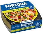 Салат Fortuna с тунцом кукурузой и овощами 160г