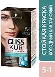 Краска для волос Gliss Kur Уход & Увлажнение 5-1 Холодный каштановый 142.5мл
