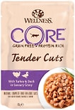 Влажный корм для кошек Core Tender Cuts из индейки с уткой в виде нарезки в соусе 85г