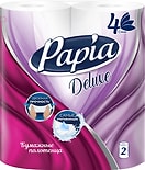 Бумажные полотенца Papia Deluxe 2 рулона 4 слоя