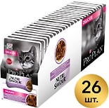 Влажный корм для кошек Pro Plan Nutri Savour Delicate для чувствительного пищеварения кусочки в соусе с индейкой 85г