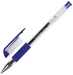 Ручка гелевая Brauberg Number One с грипом синяя пишущий узел 0.5мм линия 0.35мм