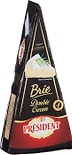 Сыр President Brie Double Cream с белой плесенью 73% 200г