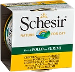 Влажный корм для кошек Schesir Филе куриное с сурими 85г Влажный корм для кошек Schesir Филе куриное с сурими 85г