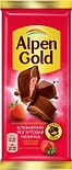 Шоколад Alpen Gold Молочный Клубника с йогуртом 85г