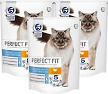Cухой корм для кошек Perfect Fit полнорационный для красивой шерсти и здоровой кожи с индейкой 650г