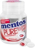 Жевательная резинка Mentos Pure White Клубника 54г