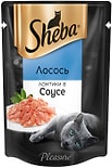 Влажный корм для кошек Sheba Ломтики в соусе с лососем 85г