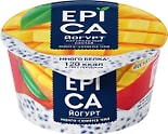 Йогурт Epica с манго и семенами чиа 5% 130г