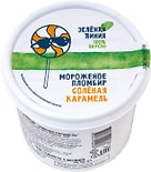 Мороженое Зеленая Линия пломбир соленая Карамель 15% 75г