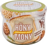 Мед HonyMony кремовый с кедровыми орехами 220г
