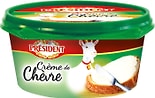 Сыр President Creme De Chevre плавленый с мягким из козьего и коровьего молока с белой плесенью 50% 125г