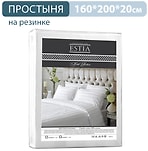 Простыня Estia Hotel Collection на резинке 160*200*20см
