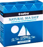 Соль Setra Морская мелкая йодированная 500г