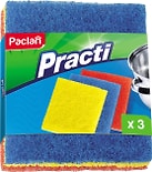 Губки для посуды Paclan Practi абразивные 3шт
