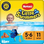 Подгузники-трусики Huggies Little Swimmers №5-6 12-18кг 11шт