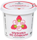 Мороженое Айскейк Москва Клубника со сливками 130мл