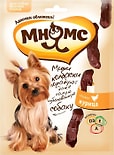 Лакомство для собак Мням Мнямс мини-колбаски с курицей для собак мелких пород 75г