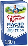 Масло сливочное Домик в деревне Крестьянское 72.5% 180г