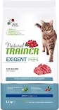Сухой корм для кошек Natural Trainer Cat Exigent Adult With Beef с говядиной для привередливых 300г