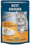 Корм для кошек Best Dinner Мясные деликатесы Суфле с индейкой 85г Корм для кошек Best Dinner Мясные деликатесы Суфле с индейкой 85г