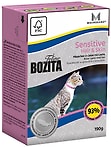 Влажный корм для кошек Bozita Sensitive Hair&Skin кусочки в желе с лососем 190г