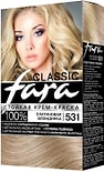 Крем-краска для волос Fara Classic 531 Платиновая блондинка Крем-краска для волос Fara Classic 531 Платиновая блондинка