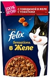 Влажный корм для кошек Felix с говядино�