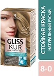 Краска для волос Gliss Kur Уход & Увлажнение 8-0 Натуральный русый 142.5мл