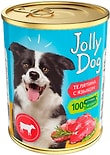Влажный корм для собак Зоогурман Jolly Dog Телятина с языком 350г