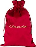 Мешочек новогодний Magic Pack с затяжным шнурком Красный 30*40см