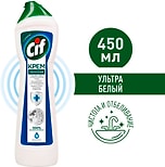 Крем чистящий Cif Ультра Белый универсальный антибактериальный с хлором 450мл