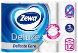Туалетная бумага Zewa Deluxe 12 рулона 3 слоя в ассортименте