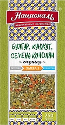 Гарнир Националь Булгур кунжут семена конопли 250г