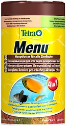 Корм для всех видов рыб Tetra Menu 4 вида мелких хлопьев 250мл