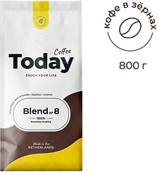 Кофе в зернах Today Blend №8 800г