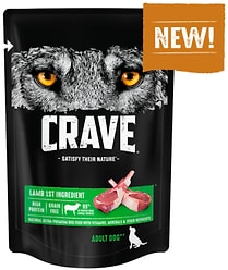 Влажный корм для собак Crave Ягненок в соусе 85г
