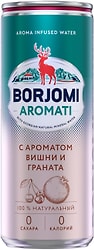 Напиток Borjomi Flavored Water Вишня-Гранат без сахара 330мл